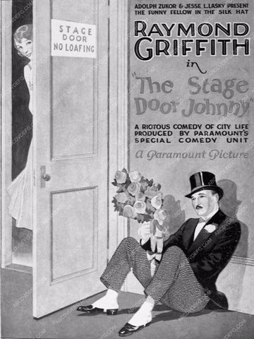 ad slick Raymond Griffith The Stage Door Johnny 3239-26
