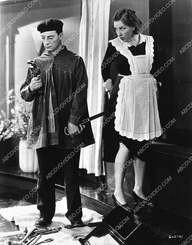 Buster Keaton Polly Moran film The Passionate Plumber 3262-08