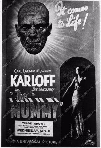 ad slick Boris Karloff The Muffy 3268-02
