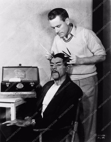 Boris Karloff makeup Cecil Holland Mask of Fu Manchu 3268-04