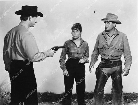 Leslie Nielsen Glenn Ford Shirley MacLaine film The Sheepman 3273-04