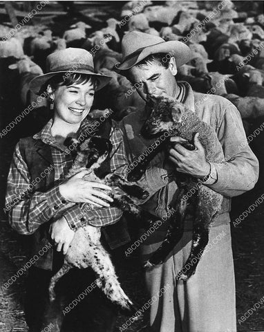 candid Glenn Ford Shirley MacLaine on set film The Sheepman 3273-06