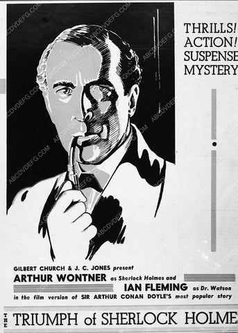 ad slick Arthur Wontner film The Triumph of Sherlock Holmes 3300-19