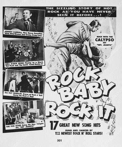 ad slick teenage film Rock Baby Rock It 3341-15