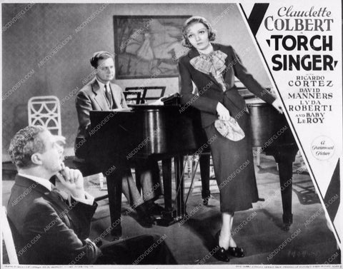 Claudette Colbert film Torch Singer 3369-29