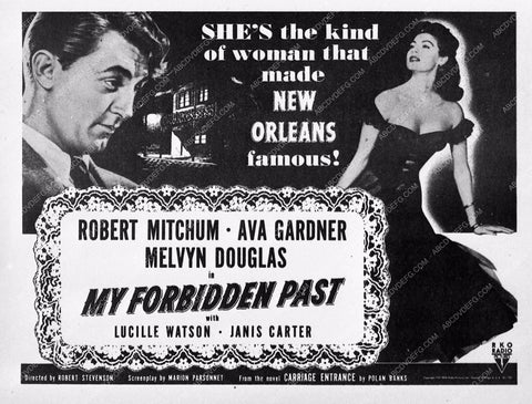 Robert Mitchum Ava Gardner film My Forbidden past 3389-02