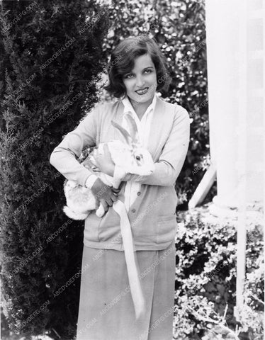 Alice Joyce portrait with rabbit 3389-26