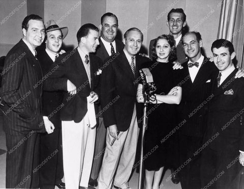 Jack Benny Phil Harris Mary Livingstone Kenny Baker NBC microphone 3402-22