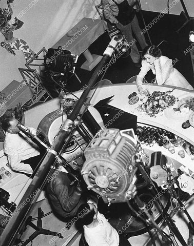 candid Myrna Loy w lights and camera on set film Man Proof 3417-04