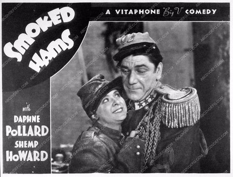 ad slick Shemp Howard Smoked Hams 3451-30