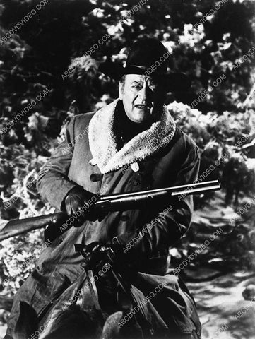 John Wayne on horseback film Cahill US Marshall 3468-36