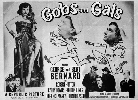 George and Bert Bernard film Gobs and Gals 3490-02