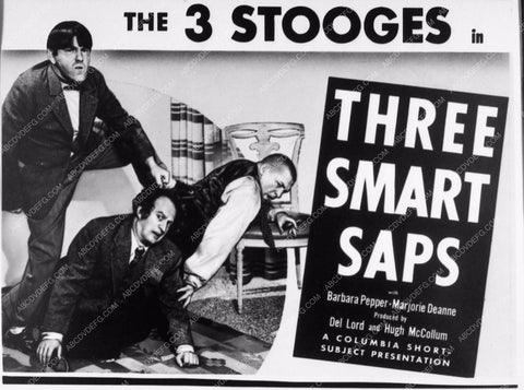 Moe Larry and Curly The Three Stooges Three Smart Saps 3506-20