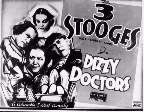 Moe Larry and Curly The Three Stooges Dizzy Doctors 3506-22