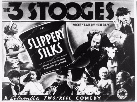 Moe Larry and Curly The Three Stooges Slippery Silks 3506-26