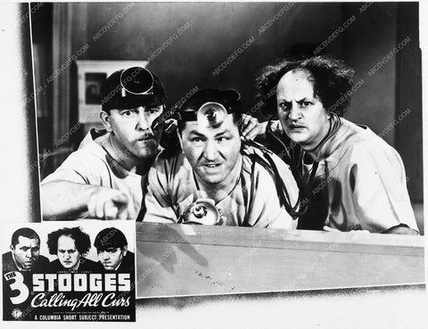 Moe Larry and Curly The Three Stooges Calling All Cars 3506-29