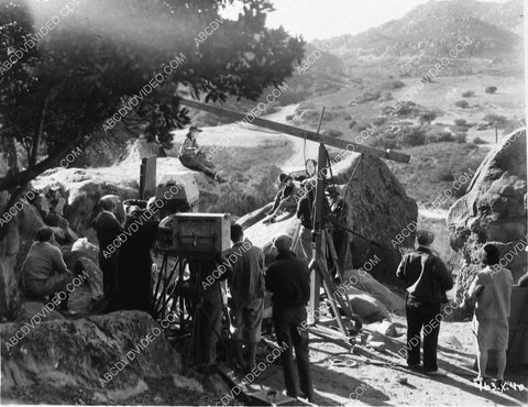 cast and crew old movie camera early MGM film Montana Moon 3516-25