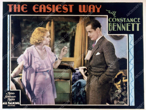Constance Bennett Robert Montgomery film The Easiest Way 35m-786