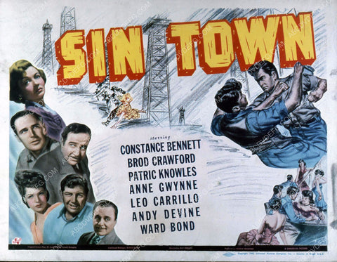 Constance Bennett film Sin Town 35m-787