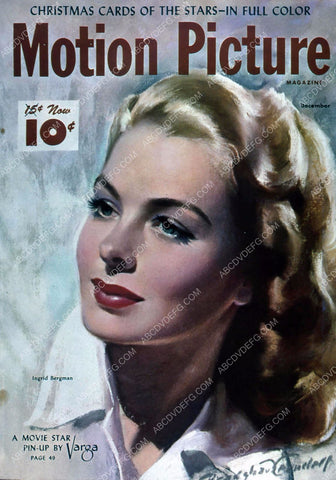 Ingrid Bergman Motion Picture magazine cover 35m-812