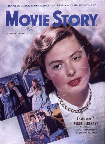 Ingrid Bergman Movie Story magazine cover 35m-814