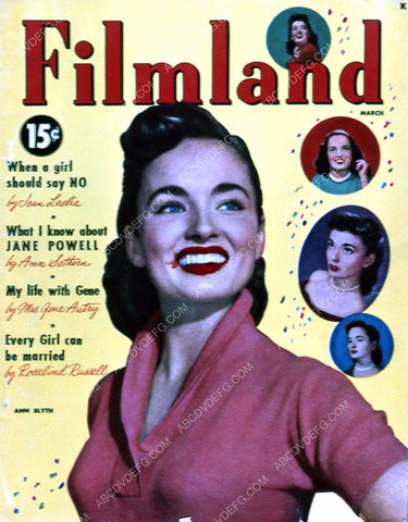 Ann Blyth Filmland magazine cover 35m-951