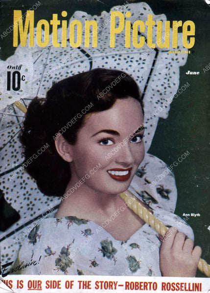 Ann Blyth Motion Picture magazine cover 35m-956 – ABCDVDVIDEO