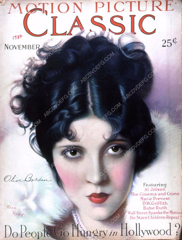 Olive Borden Motion Picture Classic magazine cover 35m-976