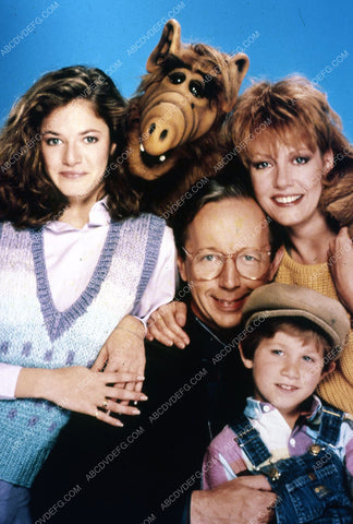 Max Wright Anne Schedeen Andrea Elson Benji Gregory TV Alf 35m-10011