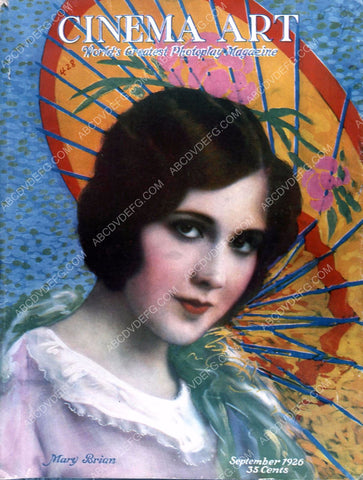 Mary Brian Cinema Art magazine cover 35m-1020