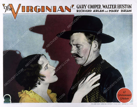 Walter Huston Mary Brian film The Virginian 35m-1025