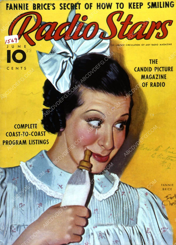 Fanny Brice Radio Stars magazine cover 35m-1027 – ABCDVDVIDEO