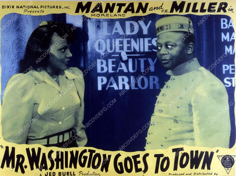 Mantan Moreland Marguerite Whitten all black cast Mr Washington Goes to Town 35m-10326