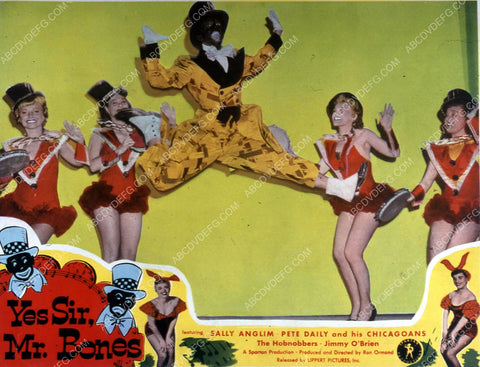 Sally Anglim anc cast does Minstrel Show film Yes Sir Mr Bones 35m-10334