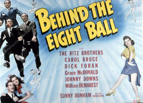 The Ritz Brothers Carol Bruce film Behind the Eight Ball 35m-10344
