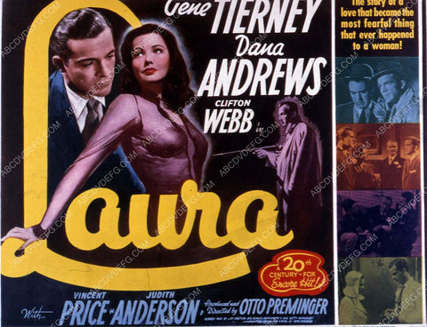Gene Tierney Dana Andrews film noir Laura 35m-10356