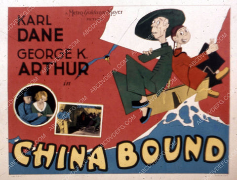 Karl Dane George K Arthur silent film China Bound 35m-10364