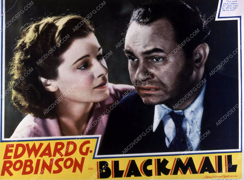 Edward G Robinson Ruth Hussey film Blackmail 35m-10371