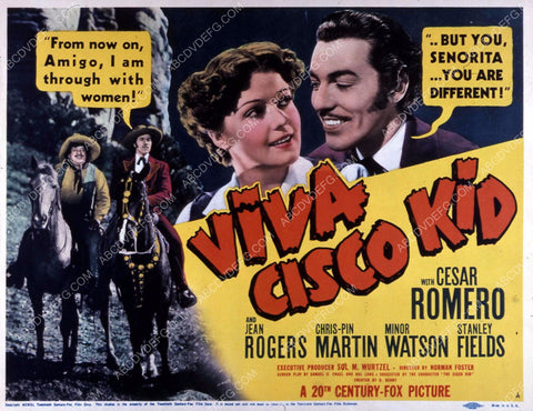 Cesar Romero Jean Rogers film Viva Cisco Kid 35m-10382