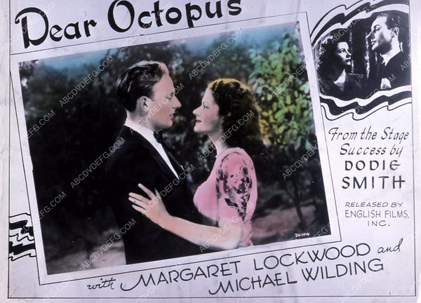 Margaret Lockwood Michael Wilding film Dear Octopus 35m-10390 – ABCDVDVIDEO
