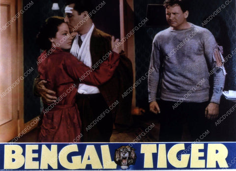 Barton MacLane June Travis Warren Hull film Bengal Tiger 35m-10409