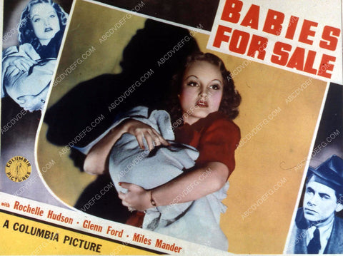 Rochelle Hudson Glenn Ford film Babies for Sale 35m-10456