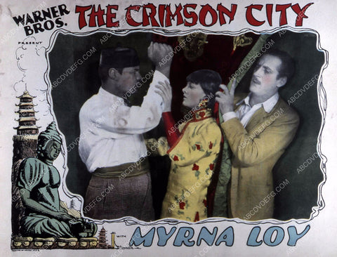 John Miljan Myrna Loy silent film The Crimson City 35m-10466