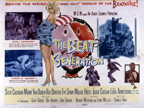 Mamie Van Doren film The Beat Generation 35m-10474