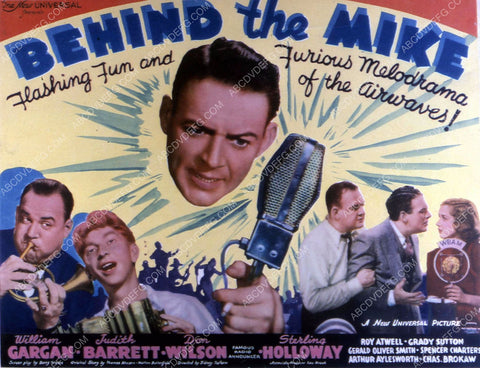 William Gargan Judith Barrett Don Wilson film Behind the Mike 35m-10476