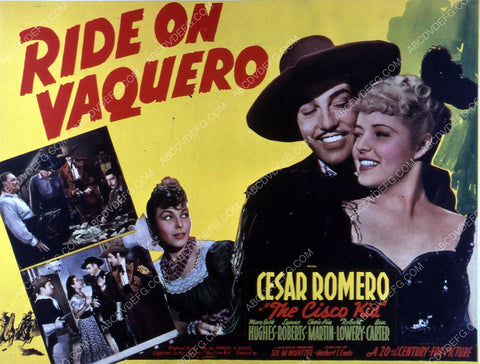 Cesar Romero Mary Beth Hughes Cisco Kid film Ride on Vaquero 35m-10495