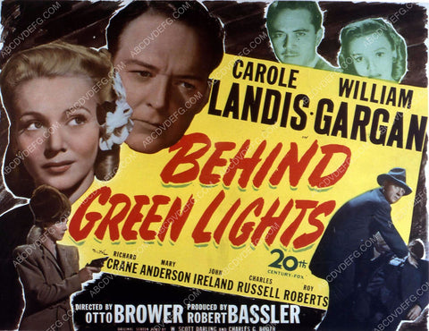 Carole Landis William Gargan film Behind Green Lights 35m-10496