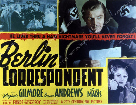 Virginia Gilmore Dana Andrews film Berlin Correspondent 35m-10538