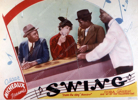 Cora Green Larry Seymour Alec Lovejoy all black cast Oscar Micheaux film Swing 35m-10546