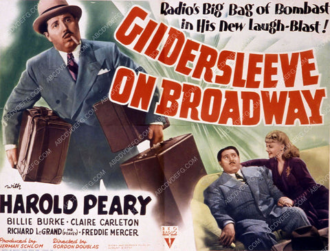 Harold Peary Claire Carleton film Gildersleeve on Broadway 35m-10553